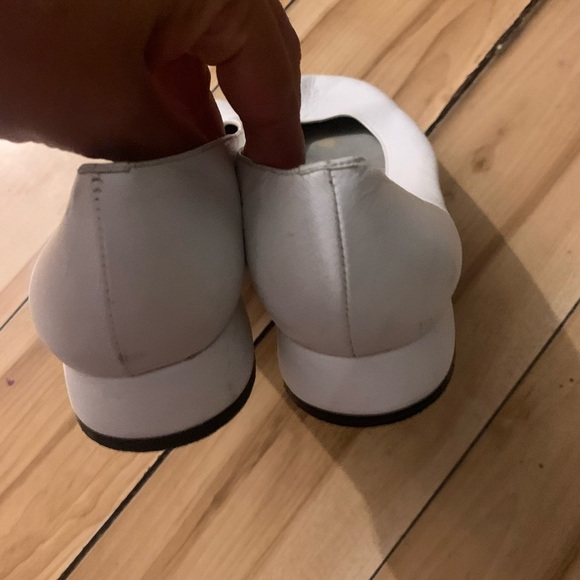 Bravo browns white leather flats - Picture 4 of 7